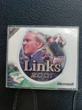 Links 2001 Golf Simulation-PC CD-ROM-4 discs-Arnold Palmer-tested, working picture