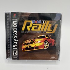 Mobil 1 Rally Championship PS1 PlayStation 1 Complete CIB + Registration Card picture
