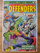 The Defenders #31 (Marvel Comics January 1976) VG Hulk Thor Dr. Strange App picture