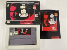 The Hunt for Red October (Super Nintendo Entertainment System SNES, 1993) CIB picture