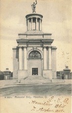 Hamilton, Ohio The Soldiers And Sailors Monument, Memorial Building Posted 1907 picture