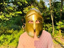 King Leonidas Corinthian Helmet Celtic Style Sparta Warrior Cosplay & Display picture