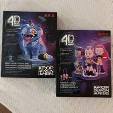 New in Box (2) Kits 4D Build K-Pop Demon Hunters 3D Puzzle Model Kits 212 Pieces picture