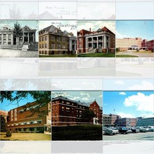 x7 LOT c1900s Waterloo, IA Presbyterian & Schoitz Memorial Hospital Postcards picture