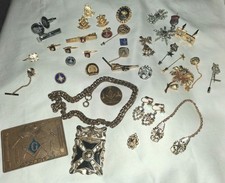 25 + Pieces Of Masonic Order Of The Eastern Star Jewelry Bundle picture
