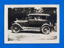 1928-29 Ford Model A Tudor Sedan Vintage Antique Car Photo Original 1933? picture
