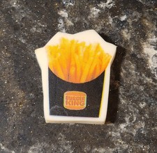 Vintage 1980's Burger King French Fries Penicil Eraser - Cute Fast Food Promo picture
