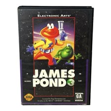 James Pond 3: Operation Starfish Sega Genesis / Mega Drive Game No Manual picture