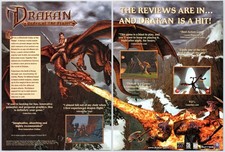 Drakan Order Of The Flame - PC - Vintage Original Print Ad/Poster Promo Art 1999 picture