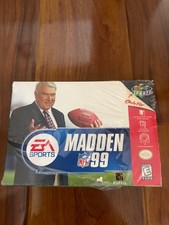 Madden NFL 99 (Nintendo 64, 1998) CIB Rip in Factory Plastic picture