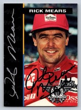 Rick Mears Autographed Card Indy 500 Champions Collection Racing IMSA 1994 picture