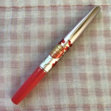 Excellent Pilot 14K Gold Short Fountain Pen Floral Pattern F Fine Vintage Japan picture