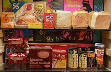 ￼ Vintage 70S Food Containers Collected Through Past Nice To Display Sold As lot picture