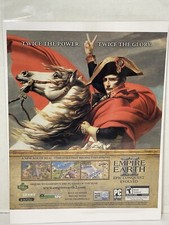 Empire Earth II Print Ad Game Poster Art PROMO Original PC Sierra Advert picture
