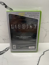 The Chronicles of Riddick Escape from Butcher Bay Preorder Bonus DVD Xbox Sealed picture