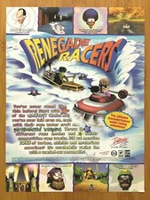 Renegade Racers PC 1999 Vintage Print Ad/Poster Official Big Box Promo Promo Art picture