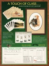 1988 NRA Wildlife Gallery Vintage Print Ad/Poster Mallard Glasses Prints Pop Art picture