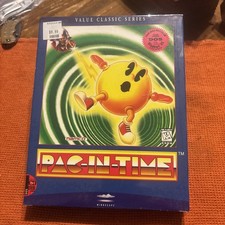 PAC-IN-TIME Namco DOS Windows 95 CD ROM Mindscape NEW SEALED BOX VERY RARE VTG picture