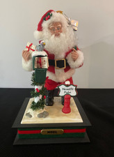 Vintage 1993 Holiday Creations Holiday Scene Santa At The North Pole Musical picture