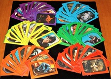 1983 STAR WARS COMPLETE  NRMT/MT: 66 STICKER SET: Return Jedi Topps. all colors picture