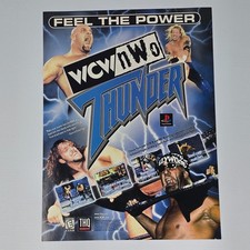 WCW NWO Thunder PlayStation 1 PS1 Power Print Ad/Poster picture