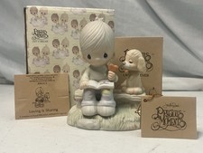 Precious Moments LOVING IS SHARING Jonathan & David 1979 E-3110/B picture