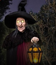 Vintage Spirit Halloween Witch of Stolen Souls Halloween Animatronic 5 ft. -RARE picture