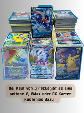 50 Original German Pokemon Cards With 8 Holos Booster Fresh No Duplicates picture