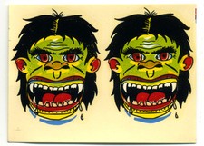 vtg impko water decal Monte tiki gorilla hot rod Kustom Kulture motorcycle  picture