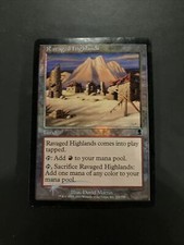 Ravaged Highlands - Foil - Odyssey - Magic The Gathering - MTG picture