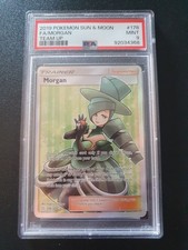 Pokemon TCG Morgan Team Up Full Art Trainer 178/181 PSA 9 Mint picture