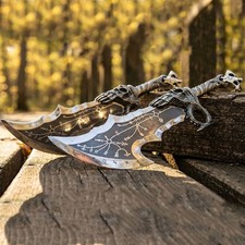 God of War Kratos Blades of Chaos, Stainless Steel Handmade Replica, Display picture