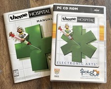 Theme Hospital PC CD-ROM Game / Vintage Retro Bullfrog with MANUAL and Case Nice picture
