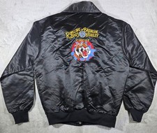 VINTAGE RINGLING BROS BARNUM & BAILEY BLACK CIRCUS STAFF WORK JACKET MEDIUM  picture