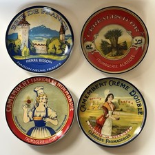 Cheese Course Porcelain Plates Boxed Set of 4 - 6.5