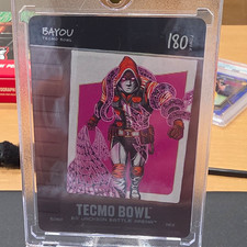 Bayou Tecmo Bowl Bo Jackson Battle Arena HEX Blow On It Power 180 picture