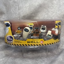 Disney Pixar WALL E Figurine Playset Disney Store Set Of 6 New in Box (Dented) picture