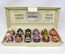 Jim Shore Heartwood Creek Holiday Eggs Complete 12pc Boxed Set NEW 4503856 picture