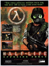 Half Life Opposing Force - PC - Vintage Original Print Ad/Poster Promo Art 1999 picture
