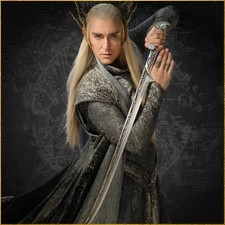 Handcrafted Thranduil Elf king Long Sword - Medieval Steel Replica Movie Gift Bf picture