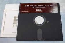 THE SEVEN CITIES OF GOLD Commodore 64/128 Game FLOPPY Disk picture
