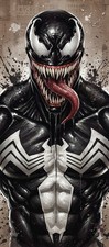Marvel Venom Symbiote Art Poster Comic Style Wall Decor 24x36 - Unframed picture