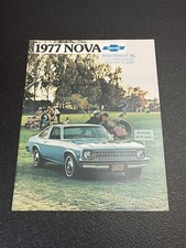 VTG 1977 Chevrolet Chevy Nova Dealer Sales Brochure ‘77 NEW OLD STOCK NOS LOOK picture
