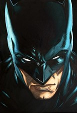 Batman DC Comics Original Comic Art Drawing 9x12 picture