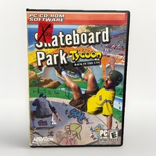 Skateboard Park Tycoon Back In The USA 2004 PC CD-ROM Video Game Activision Y2K picture