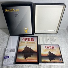 CASTLES: SIEGE & CONQUEST PC CD-ROM GAME FOR MS-DOS, MEDIEVAL STRATEGY SIMU. picture