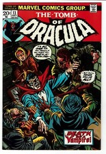 TOMB OF DRACULA 13 -1973  - HIGH GRADE ORIGIN BLADE - BEAUTIFUL SHAPE ONE OWNER picture