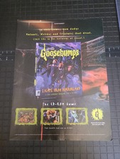 Goosebumps Escape From Horrorland CD-Rom Print Ad 1997 8x11 Great To Frame picture