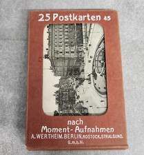 Vintage 1910s-1930s Berlin Germany Postcard Set – 25 Views A. Wertheim picture