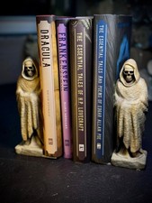 {Unpainted} The Eternal Watchers Bookends - Grim Reaper  - Bookshelf Buddies picture